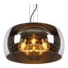 Wisząca lampa OLIVIA 45401/50/65 Lucide loftowa przydymiony czarny