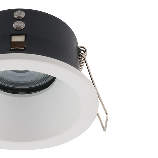Oczko do zabudowy Charlie 8366 łazienkowa lampa metalowa biała