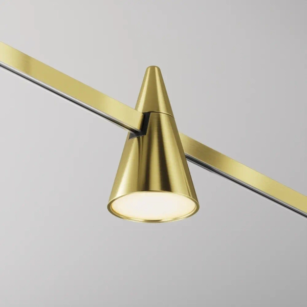 Lampa szynowa magnetyczna Keila TR146-1-5W2.7K-BS-DE LED 5W 2700K mosiądz
