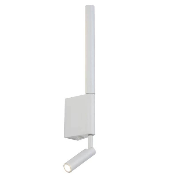 Ścienna lampa do czytania Explore MB81806-WH LED 8W 3000K regulowana metal biała