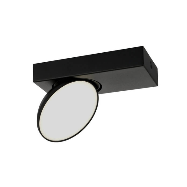 Lampa sufitowa Castelio LED 5W 4000K z okrągłym reflektorem czarna