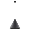 Nowoczesna lampa wisząca CONO 10057 do salonu stożek czarny