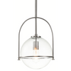 Wisząca lampa QN-SOMERSET-P-C-BN zwis ball kula nikiel