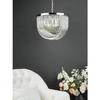 Lampa zwisająca Eltham ELT8638-EH Dar Lighting crystal metalowa nikiel srebrna