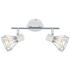 LAMPA sufitowa VERVE 92-61348 Candellux regulowana OPRAWA listwa SPOT druciane reflektorki loft chrom białe