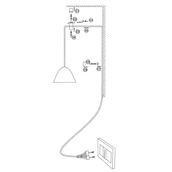 LAMPA wisząca ZIG - ZAG LP-1243/1P BK Light Prestige metalowa OPRAWA zwis LED 7W 3000K czarny