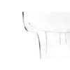 Designerskie krzesło salonowe Hover KH010100212 z tworzywa przezroczyste