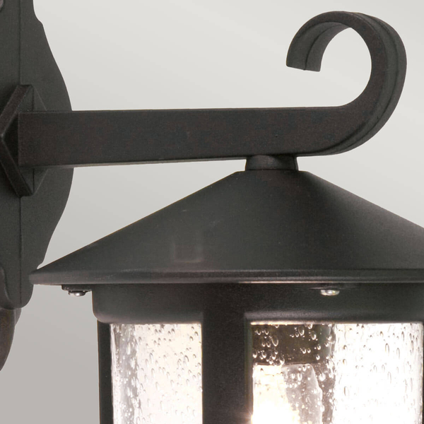 Kinkiet elewacyjny Hereford BL21-G-BLACK Elstead lampion na balkon czarny