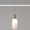 LAMPA wisząca SINOPIA 5224 Rabalux szklana OPRAWA podłużny zwis biały złoty