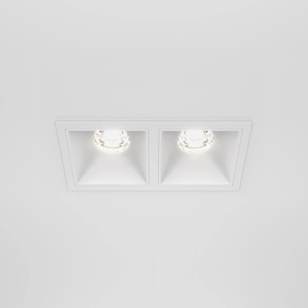 Sufitowa lampa wpuszczana Alfa DL043-02-10W4K-SQ-W LED 20W 4000K biały