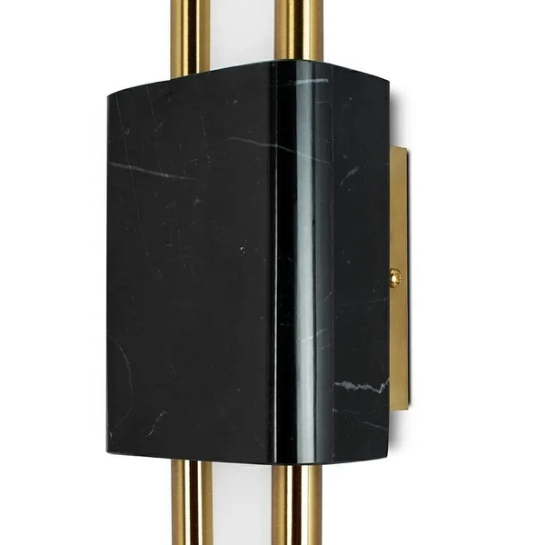 Lampa ścienna Evans MSE010100358 tuby LED 5W złote czarne