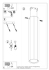Drewniany downlight sufitowy SL.1034 drewniana tuba do kuchni