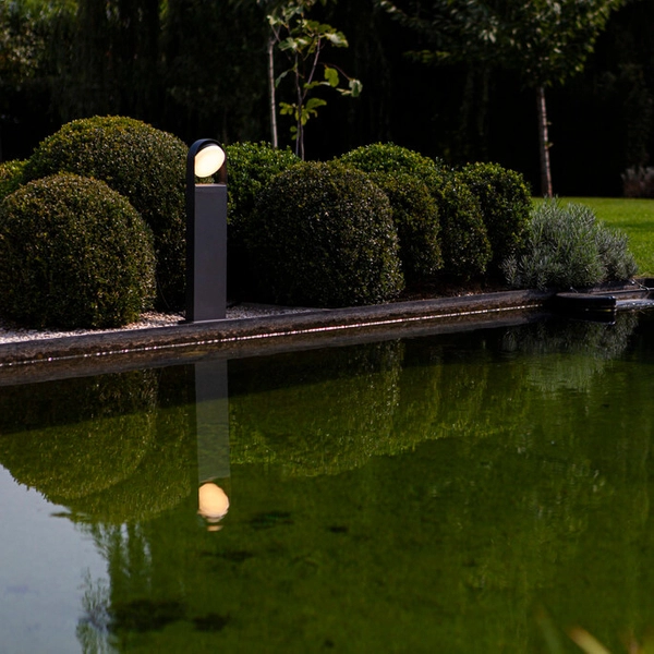 Słupek tarasowy FELE 7196301118 Lutec LED 13,5W 3000K IP54 zewnętrzny szary