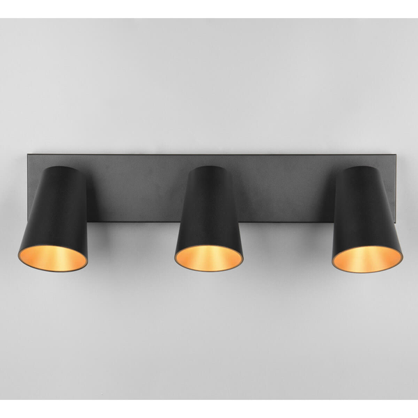 Punktowa lampa sufitowa Sharp 817100332 z regulacją tuba reflektor czarna