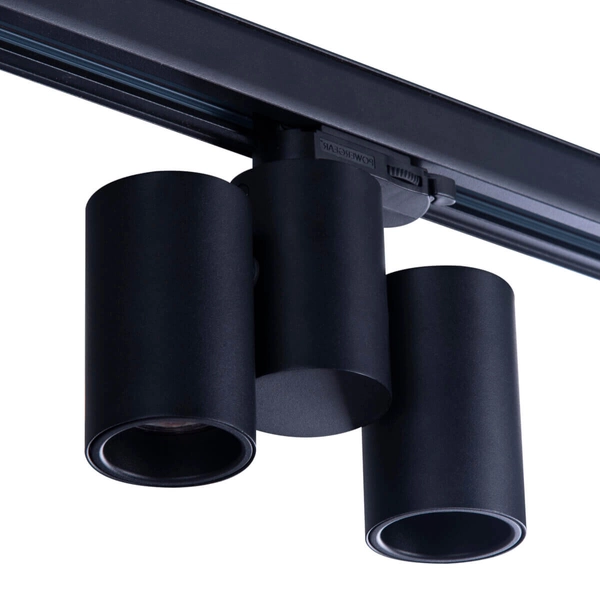 Sufitowa lampa do szynoprzewodu MEGARA AZ4443 Azzardo podwójne tubki czarny