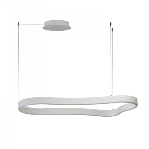 Dekoracyjna lampa wisząca ściemnialna MIRABELLA LED 48W 3000K AZ6752 biała aluminiowa