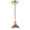 Lampa wisząca do salonu Hadano HAD0140-08 mosiądz ceglany