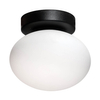 Lampa sufitowa owalna Omi 1188 zumaline do jadalni biała czarna