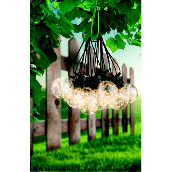 Łańcuch ze światełkami 7,5m 10 LED 4,2W 2700K IP44 ciepła