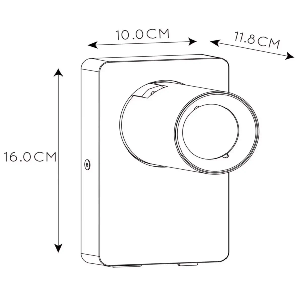 Kinkiet przyścienny NIGEL 09929/06/31 Lucide do czytania tubka biały