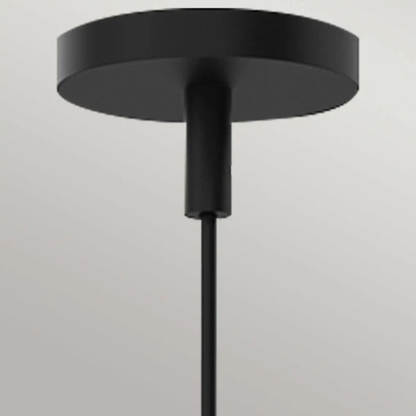 Modernistyczna lampa wisząca Remyck ALM-REMYCK-P-BK nad blat czarna