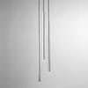 Kaskadowa lampa wisząca Sopel 40731 Sigma tuby czarna srebrna