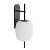 Lampa ścienna do łazienki Epli Mini EMK120S0 ze szkła IP44 biała czarna