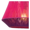 Tkaninowa lampa wisząca Jessica 10421/30/66 Lucide abażur różowy czarny