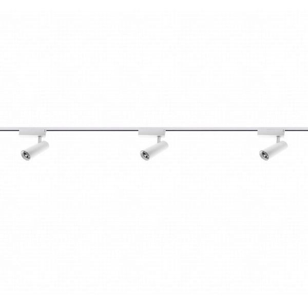 System szynowy ROCCA LP-1019/1W WH SET Light Prestige metalowa OPRAWA zestaw LED 30W 4000K listwa z reflektorkami biała