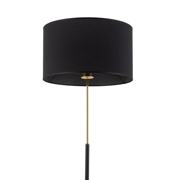 Tkaninowa lampa stojąca LORD 5153 TK Lighting z włącznikiem czarna