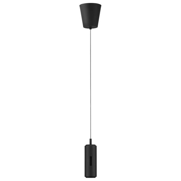 Wisząca lampa do przedpokoju ORITUCO LE44528 LED 12W 3000K sopel czarna