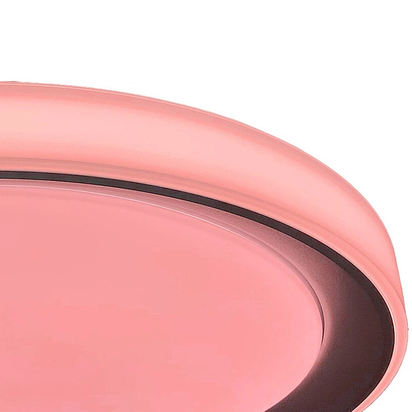 Okrągła lampa sufitowa Everest LED 40W 2700-6500K z pilotem srebrna