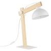 Drewniana lampka nocna Oslo 5347 TK Lighting rustykalna regulowana biała