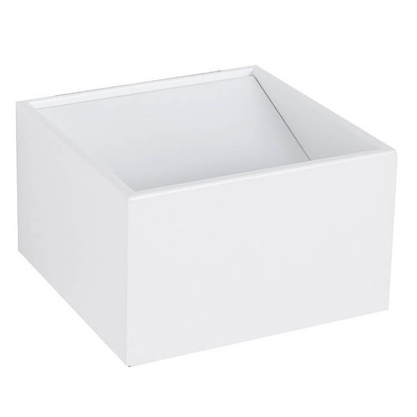 Kwadratowy kinkiet Lia 6913 Nowodvorski LED 7W 3000K kostka metalowy biały