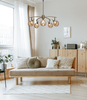 Wisząca lampa Lentini 35-16331 Candellux kule balls patyna bursztynowe