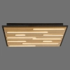 Sufitowa lampa sterowana pilotem Q-AKUSTIK brązowa 6423-79 1xLED 35W 2700-5000K kwadratowa