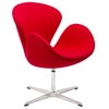 Wełniany fotel Swan Wool Premium KH15001100331 czerwony