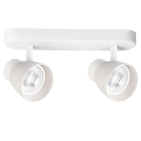 Podwójna sufitowa lampa Dravo LP-9523/2WS WH do przedpokoju biały