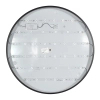 Minimalistyczny ledowy plafon sufitowy 1447 LED 60W 4000K czarny