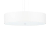 LAMPA wisząca SL.0757 abażurowa OPRAWA zwis okrągły biały