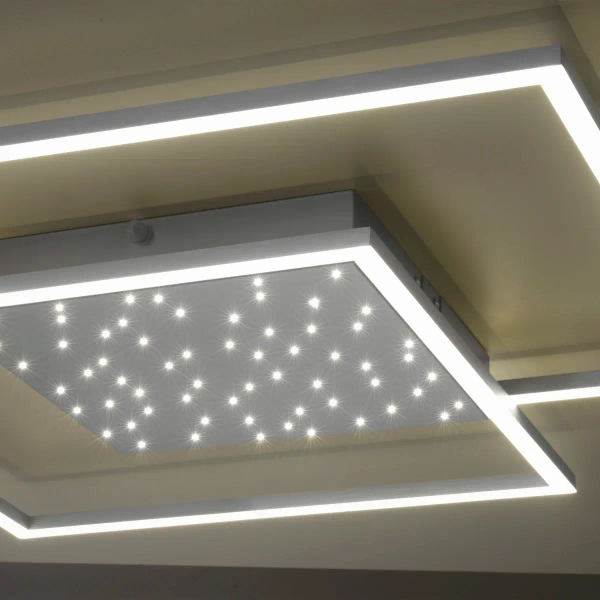 Plafon YUKI biały 6024-55 3xLED 57W 2700-5000K kwadratowa oprawa