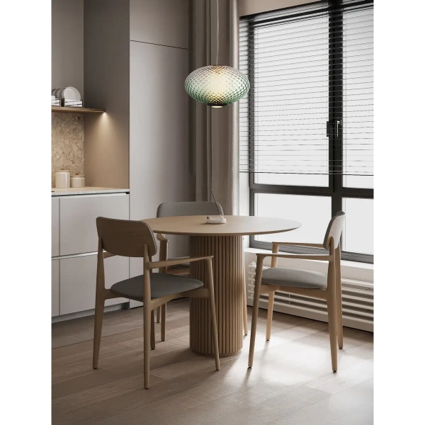 Jadalniana lampa wisząca CORVELA LE45178 LED 12W 3000K owalna zielona szara