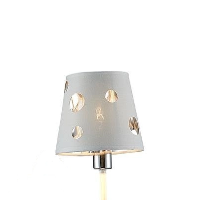 Lampa ścienna BATLEY 50401112 metalowa abażurowy kinkiet biały