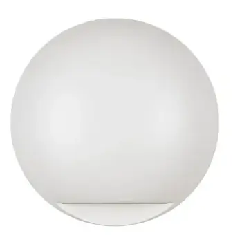 Okrągła lampa ścienna do ogrodu DONVELA LE75303 LED 3W 3000K IP65 biała
