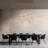 Wisząca lampa PURE POPUP brązowa 2590-97 13xLED 3W 2200-5000K sterowana góra-dół