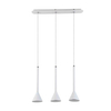 Wisząca lampa Anela FH31793-AJ13 WH Italux potrójna do salonu biały