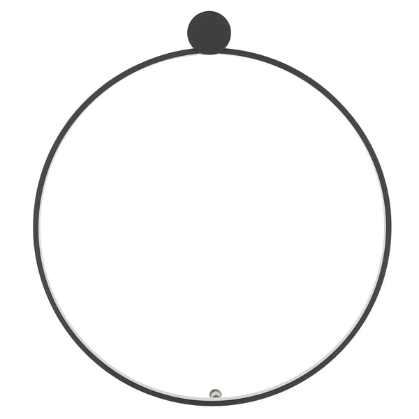 Lampa ścienno-sufitowa Circolo 10930 Nowodvorski LED 18W 4000K metalowy czarny