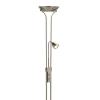 Podłogowa lampa stalowa DETROIT metalowa na peszlu do salonu 111241
