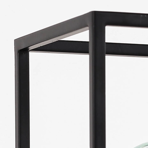 Industrialna LAMPKA stojąca MELANDO TB-3343-1S-BK Italux stołowa LAMPA gabinetowa czarna