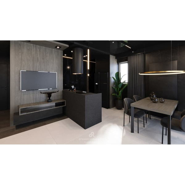 Wisząca lampa futurystyczna ALHA 9069 Shilo LED 15W LED 3000K czarna